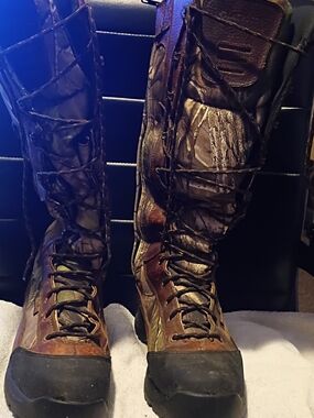 LaCrosse Men's Tall Camo Hunting Boots - Brown/Green Size 13